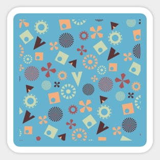 Geometric Abstract Pattern Sticker